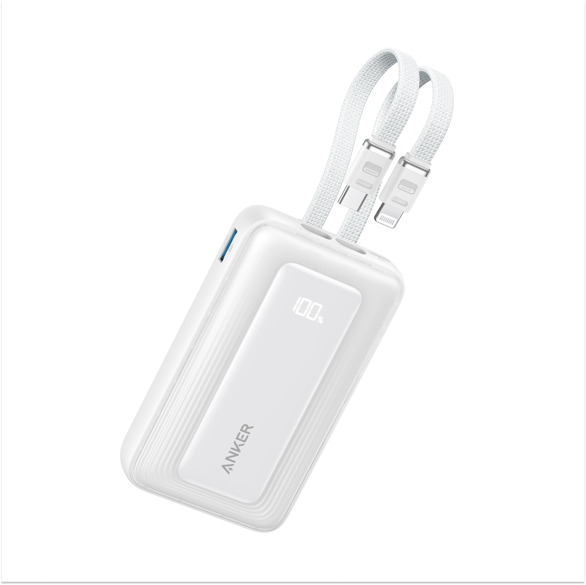 Anker Zolo Power Bank (10K, Built-In USB-C and Lightning Cable) - Image 7