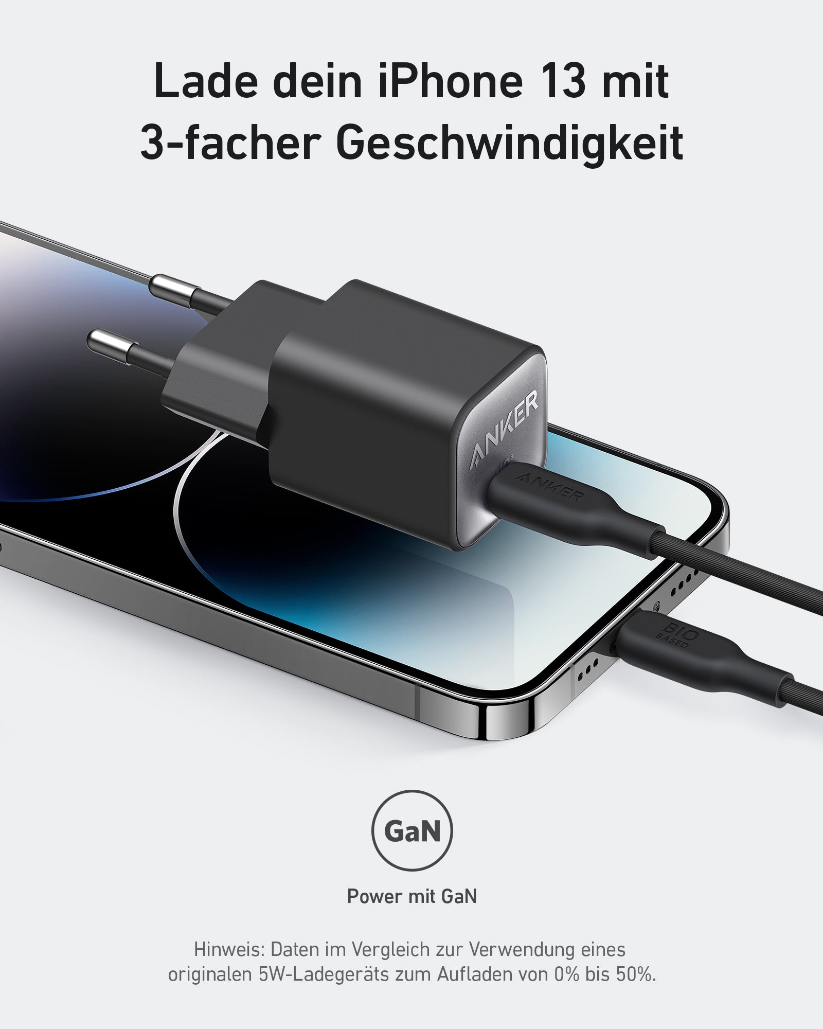Anker Zolo Ladeger?t (70W, 4 Ports) + 511 Ladeger?t (Nano 3, 30W) + Prime USB-C auf USB-C Kabel Doppelpack (0,9m, 240W, Upcycled-Flechtdesign) - Image 12