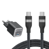 Anker Chargeur 511 (Nano Pro) + Cable USB-C vers USB-C (240 W, 180 CM)