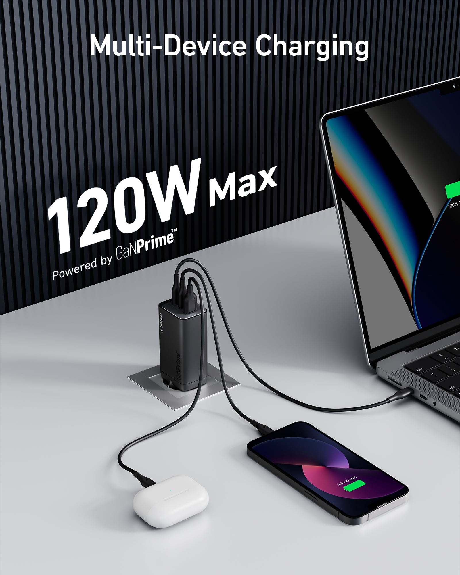 Anker 737 Charger (GaNPrime 120W) - Image 2