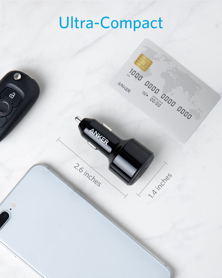 Anker PowerDrive Speed+ 2 USB C Car Charger - Image 6