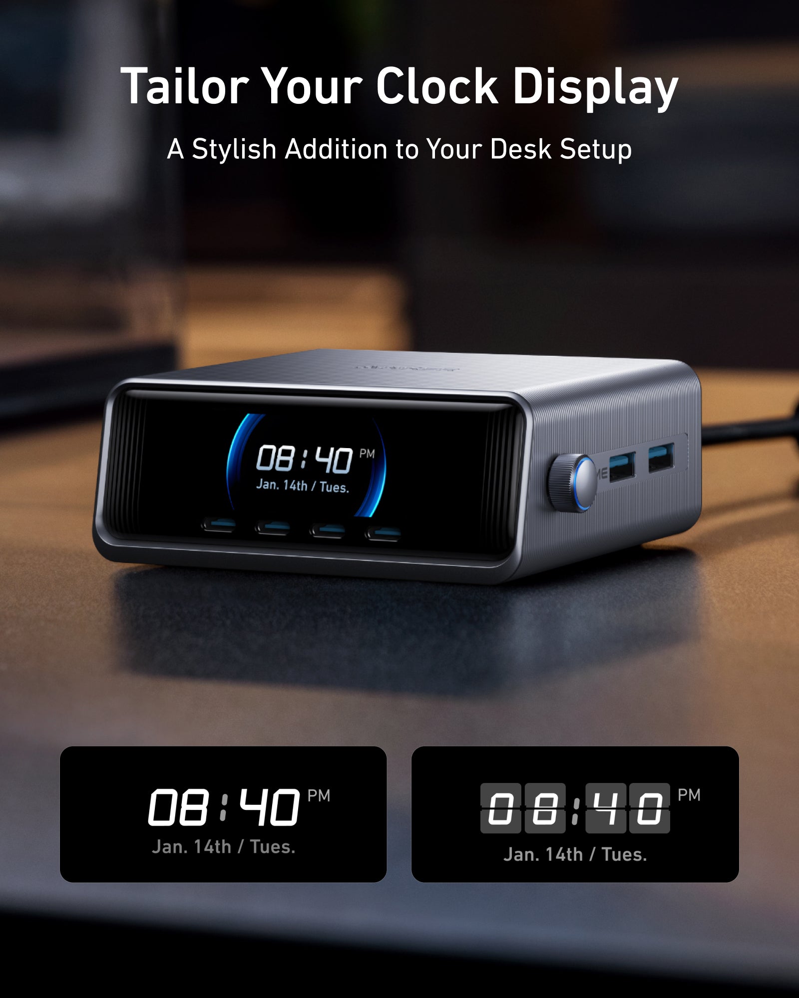 Anker Prime Charger (250W, 6 Ports, Control Dial) - Image 6