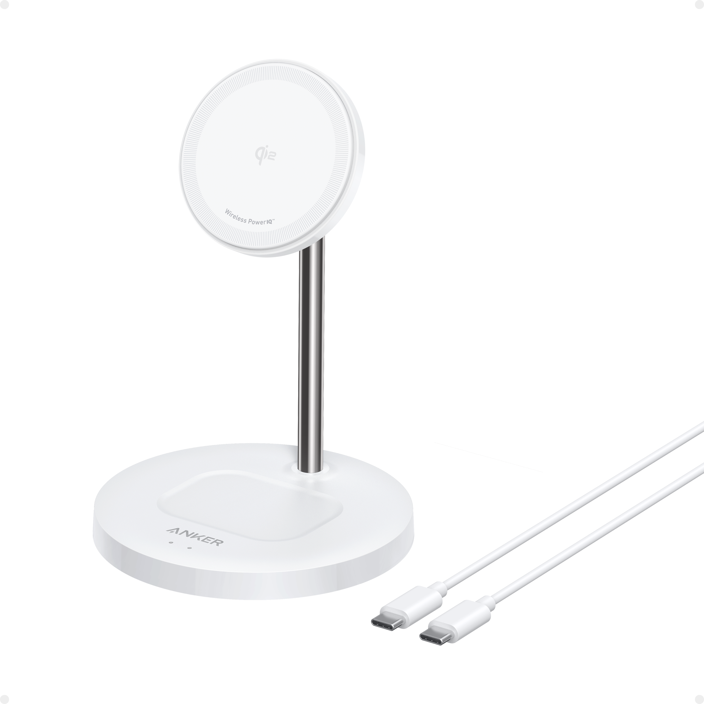 Anker Refurbished MagGo Wireless Charger (2-in-1, Stand)