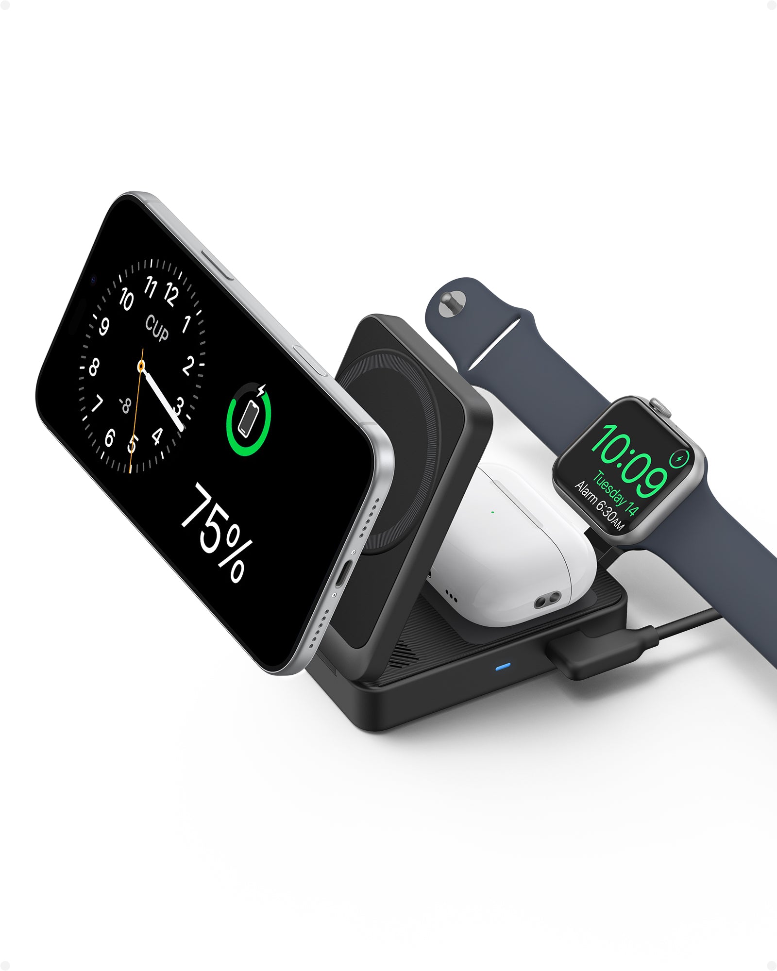 Anker MagGo Wireless Charging Station (Foldable 3-in-1) - Image 14