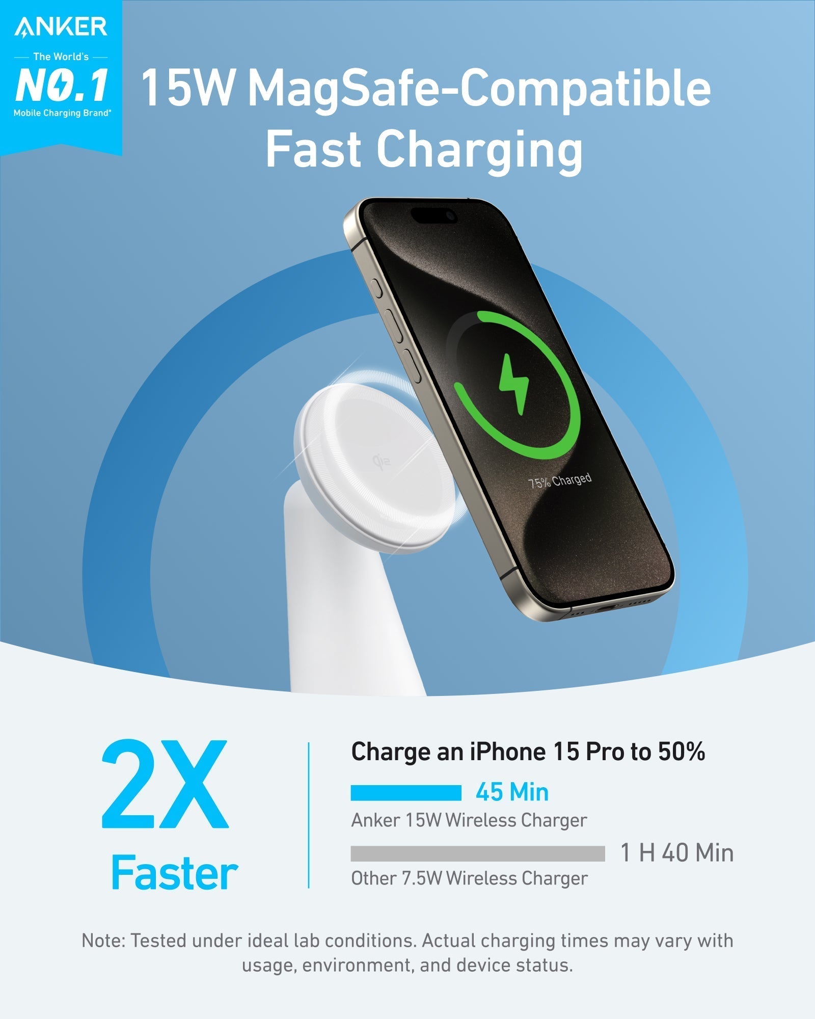 Anker MagGo Wireless Charger (2-in-1, Dock Stand) - Image 9