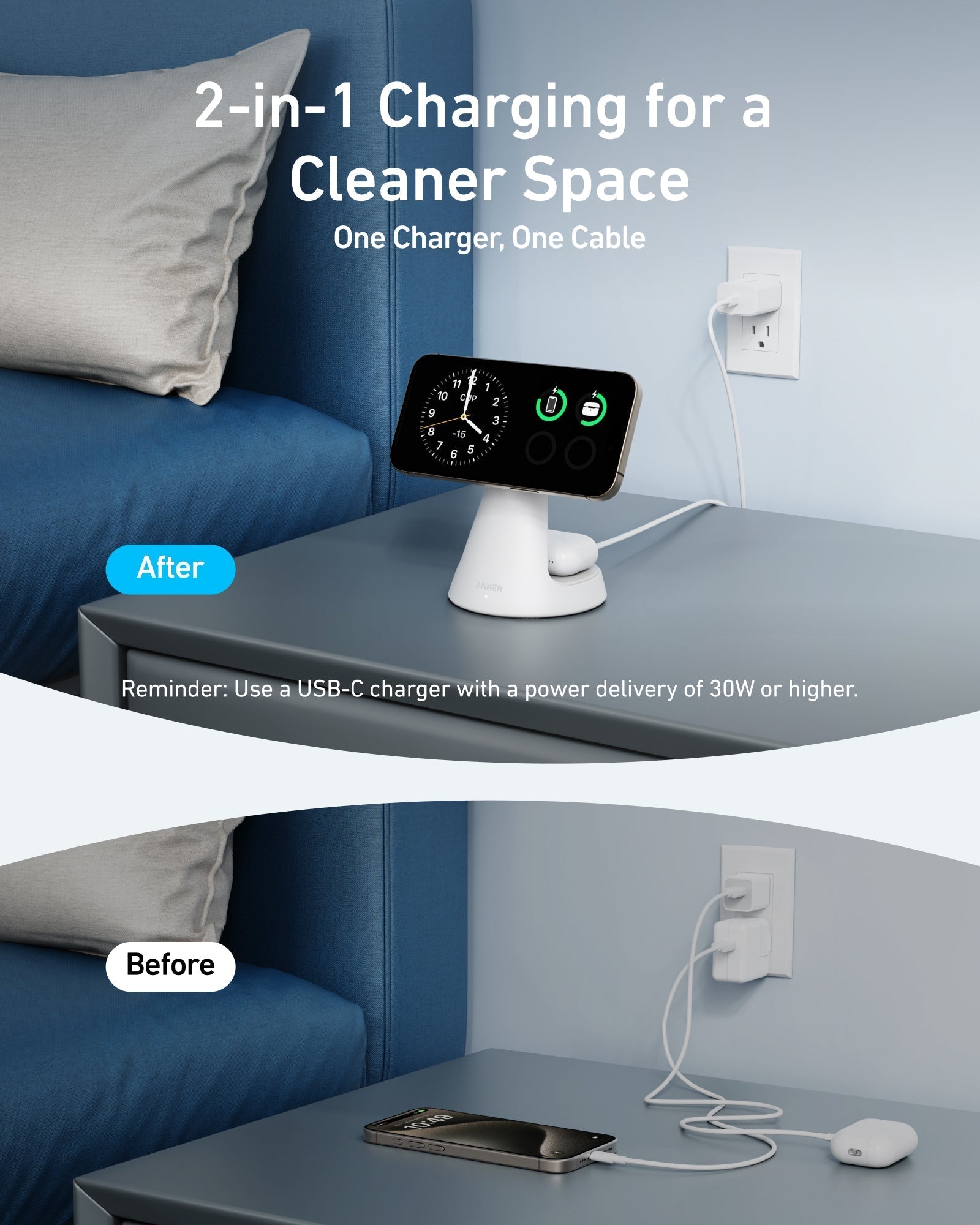 Anker MagGo Wireless Charger (2-in-1, Dock Stand) - Image 10