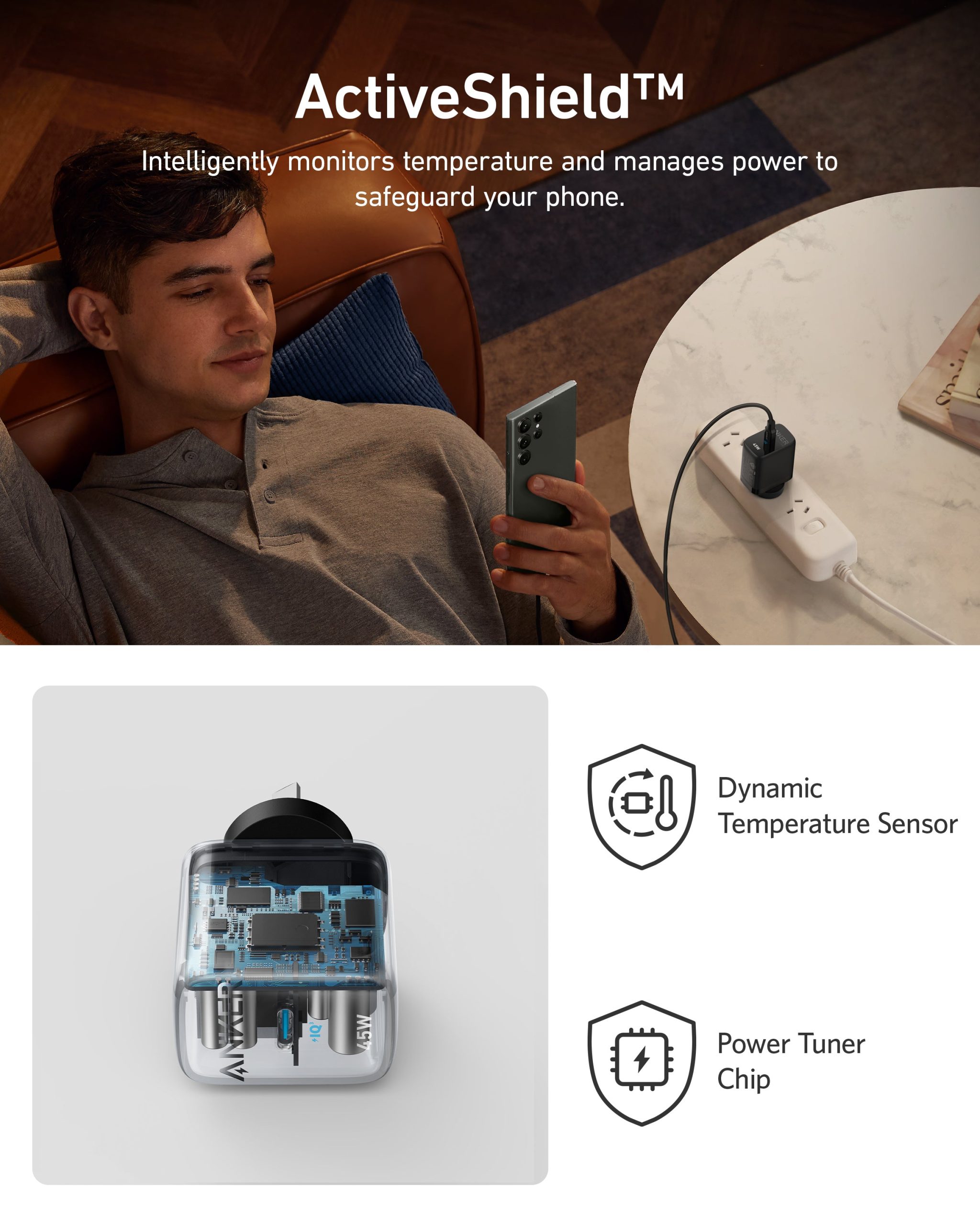 Anker 313 Ace 2 45W Wall Charger - Image 3