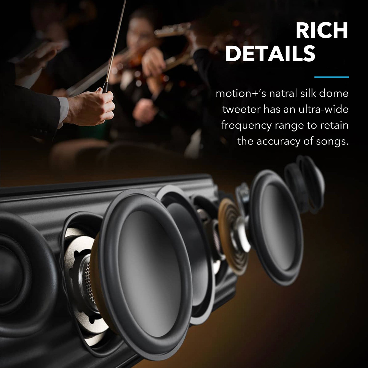 Anker Batterie externe Nano (10K, 45 W) + Motion + | Enceinte Bluetooth puissante - Image 10