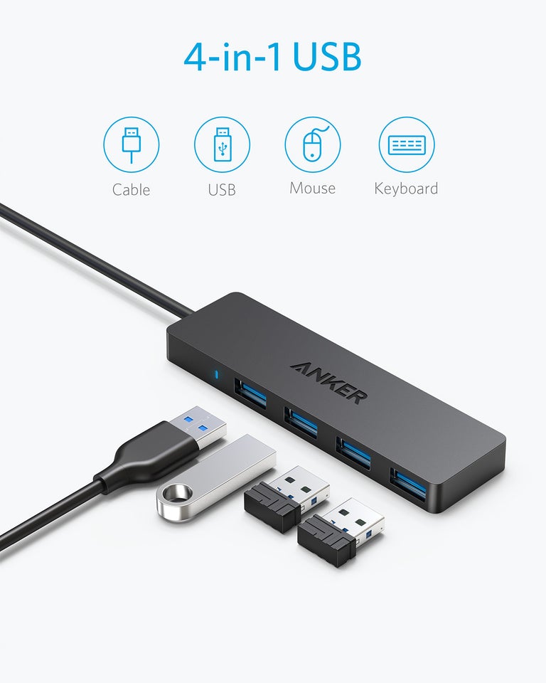 Anker Ultra Slim 4-Port USB 3.0 Data Hub - Image 8