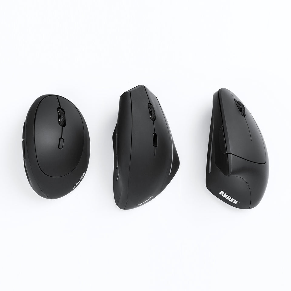 Anker Refurbished Ergonomic Optical USB Wired Vertical Mouse - Image 4