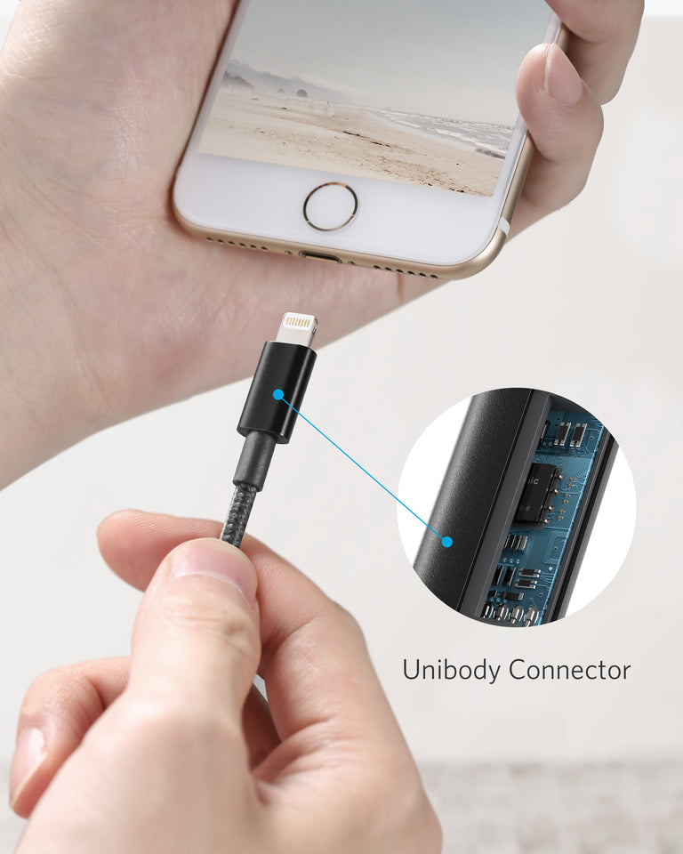 Anker 331 USB-A to Lightning Cable (1.8m Nylon), MFi Certified - Image 5