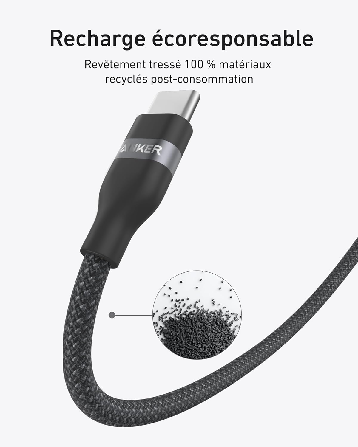 Anker PowerBank MagGo (10K, Slim) + Cable USB-C vers USB-C (240 W) - Image 7