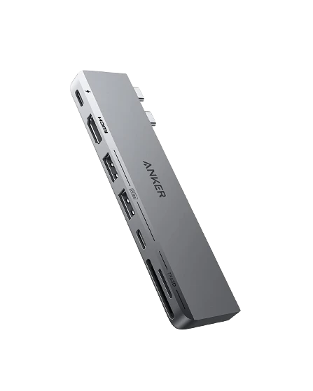 Anker Prime Ladeger?t (250W, 6 Ports, GaNPrime) + 547 USB-C Hub (7-in-2, f??r MacBook, in Grau) - Image 9