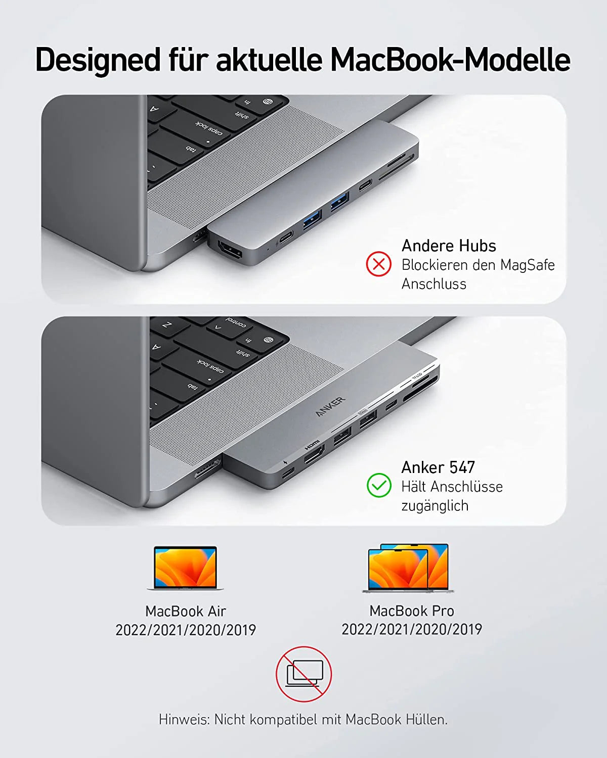 Anker Prime Ladeger?t (250W, 6 Ports, GaNPrime) + 547 USB-C Hub (7-in-2, f??r MacBook, in Grau) - Image 11