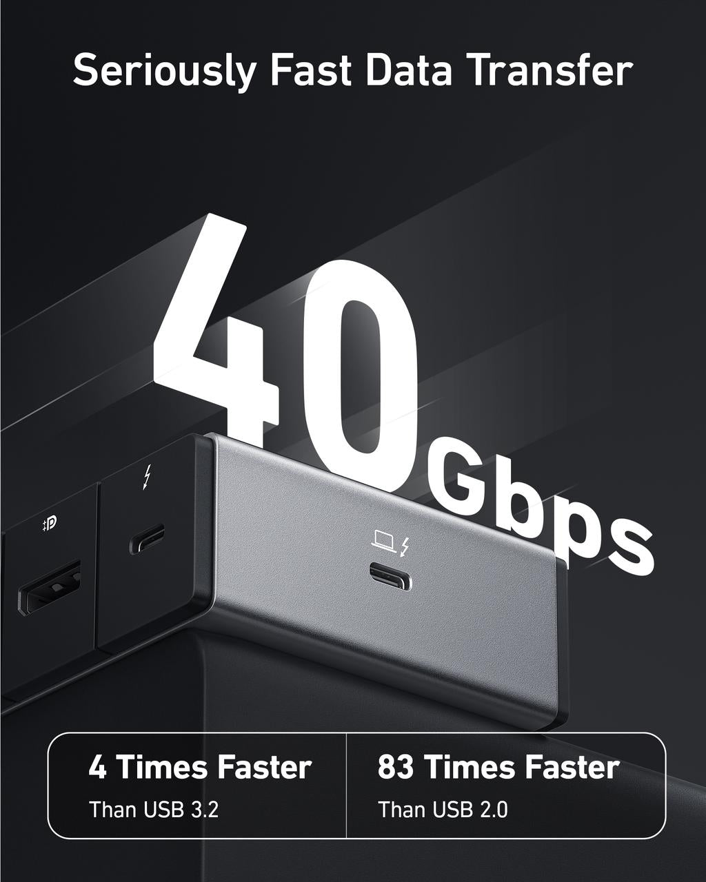 Anker 778 Thunderbolt Docking Station (12-in-1, Thunderbolt 4) - Image 3