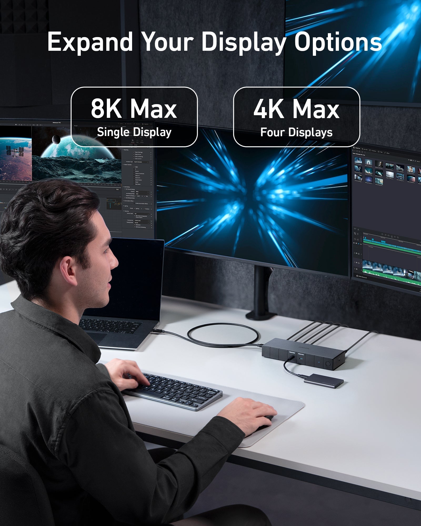 Anker 778 Thunderbolt Docking Station (12-in-1, Thunderbolt 4) - Image 5