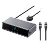 Anker Prime Docking Station (14-in-1, Triple Display, DisplayLink) with DL7400 and USB-C to USB-C Cable ( 3ft, 240W, Upcycled-Braided)