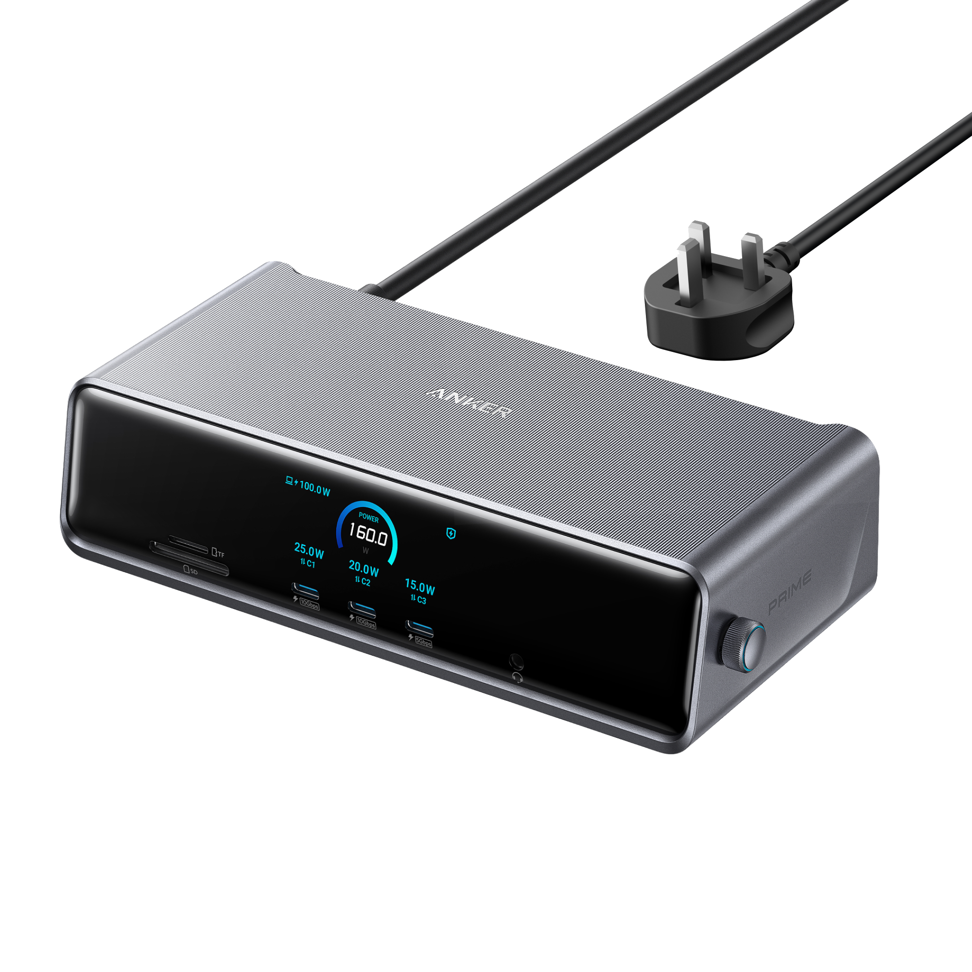 Anker Prime Docking Station (14-in-1, Triple Display, DisplayLink) with DL7400