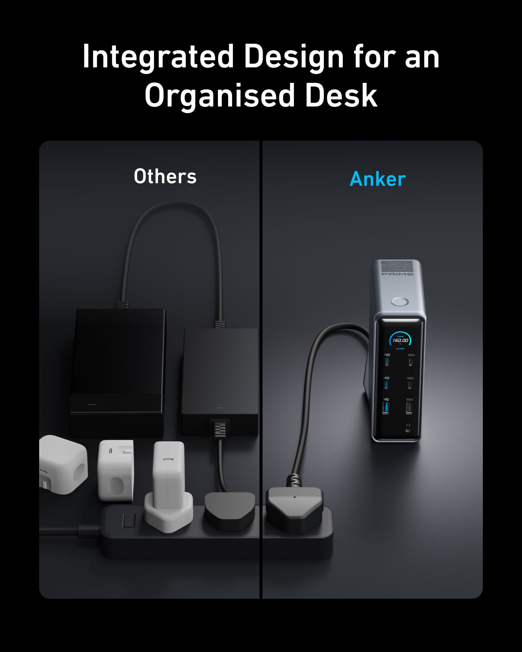 Anker Prime Charging Docking Station (14-in-1, Dual Display, 160W) - Image 4