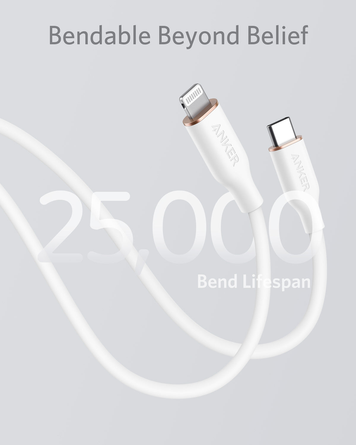 Anker 641 USB-C to Lightning Cable (Flow, 3 ft Silicone) - Image 40
