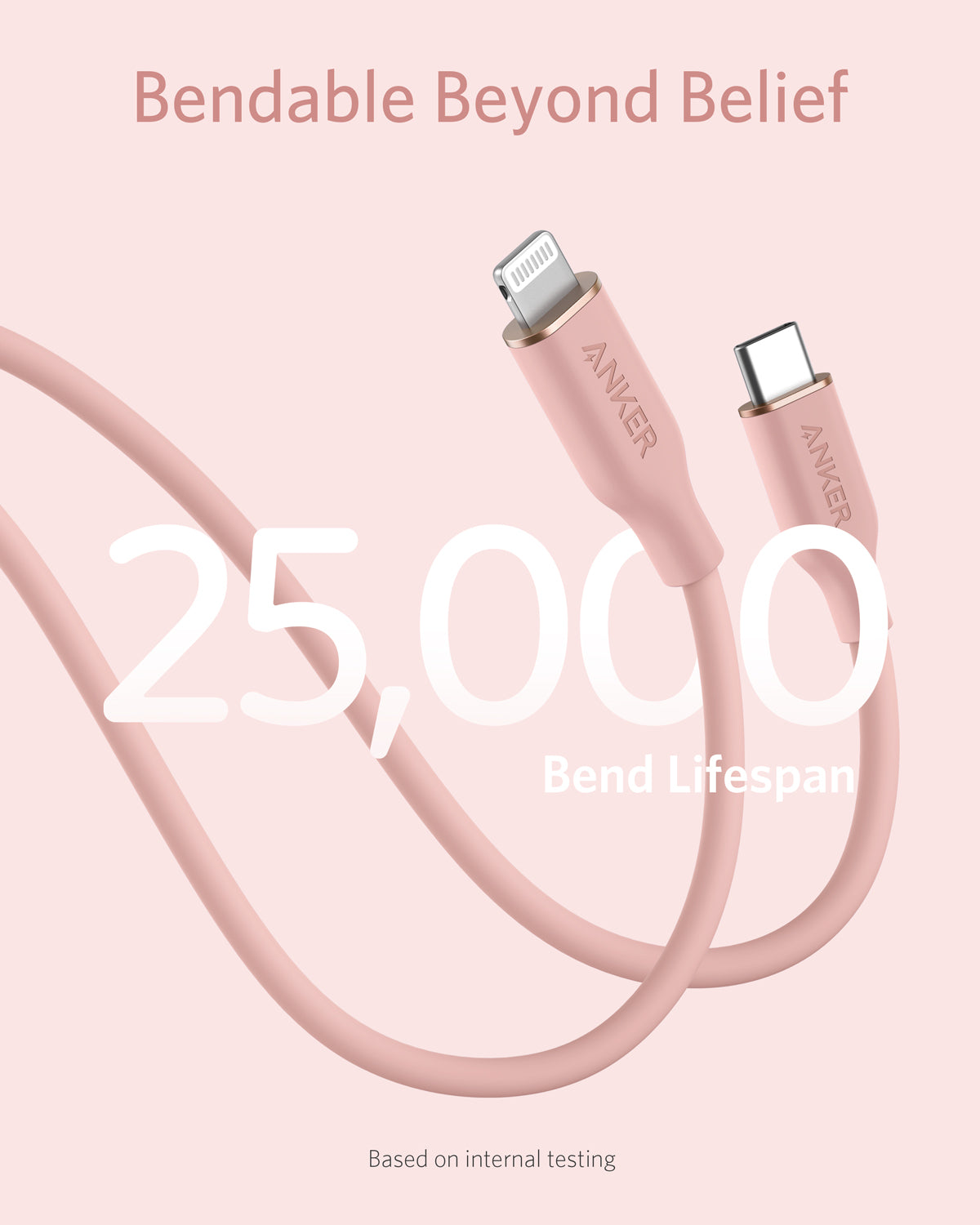 Anker 641 USB-C to Lightning Cable (Flow, 3 ft Silicone) - Image 46