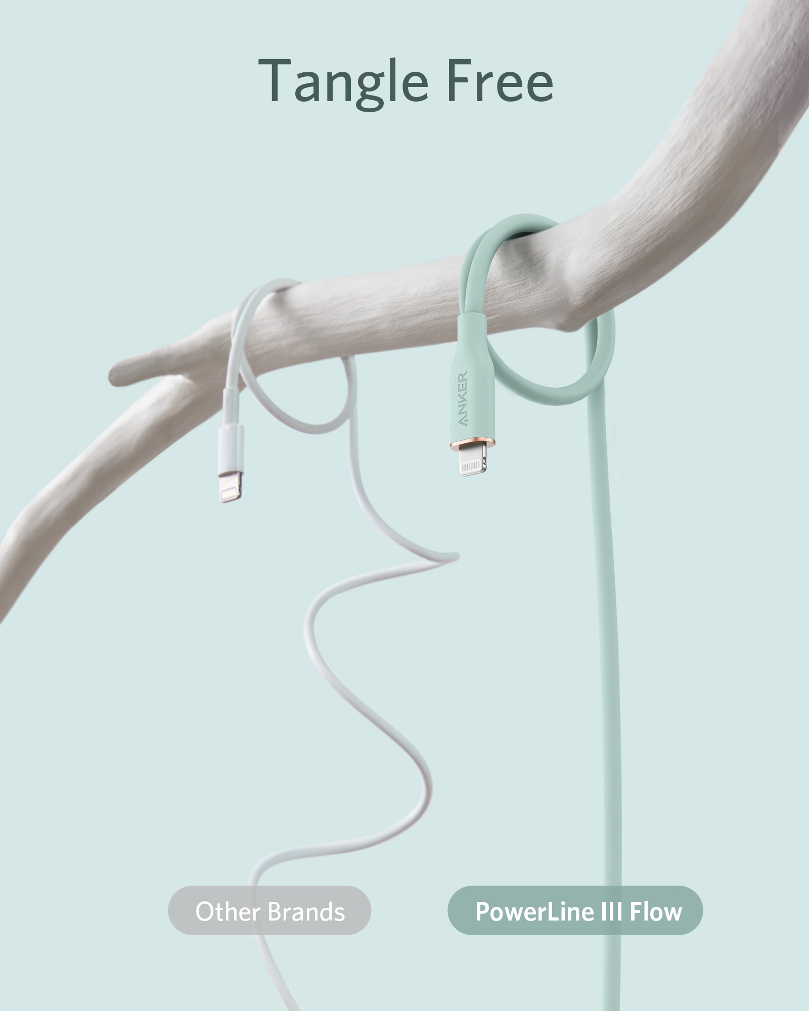 Anker 641 USB-C to Lightning Cable (Flow, 3 ft Silicone) - Image 51