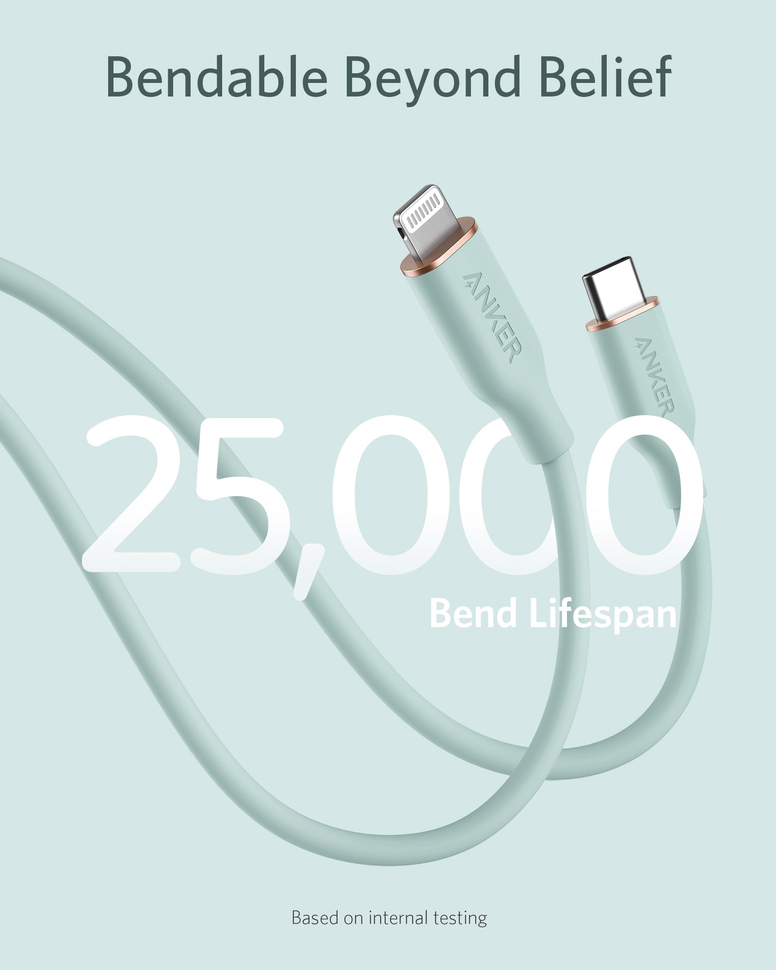Anker 641 USB-C to Lightning Cable (Flow, 3 ft Silicone) - Image 52