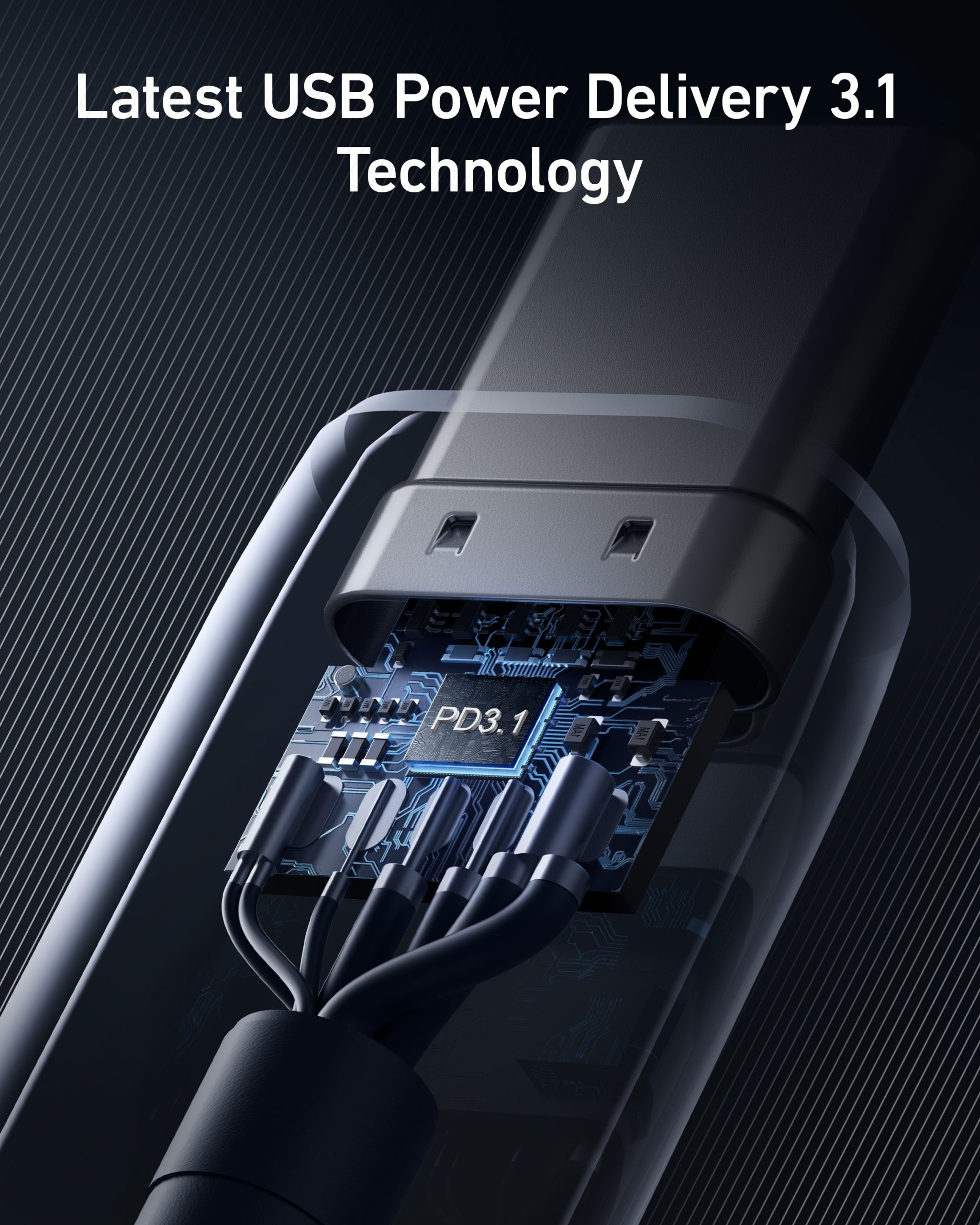 Anker 765 USB-C to USB-C Cable (3 ft /6 ft Nylon) - Image 2