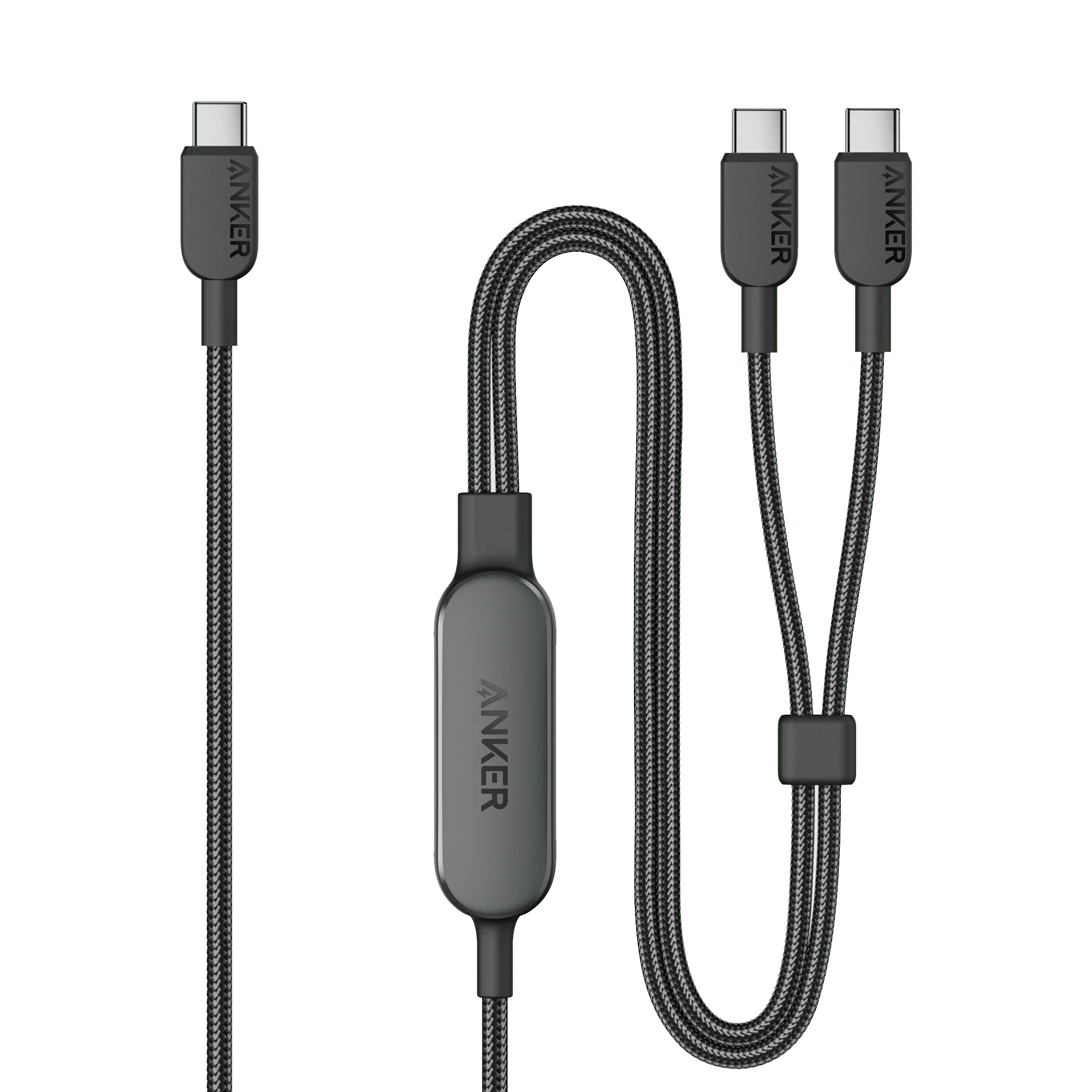 Anker Prime Ladeger?t (250W, 6 Ports, GaNPrime) + 2-in-1 USB-C auf USB-C Kabel (120cm, 140W, Flecht-Design) - Image 8