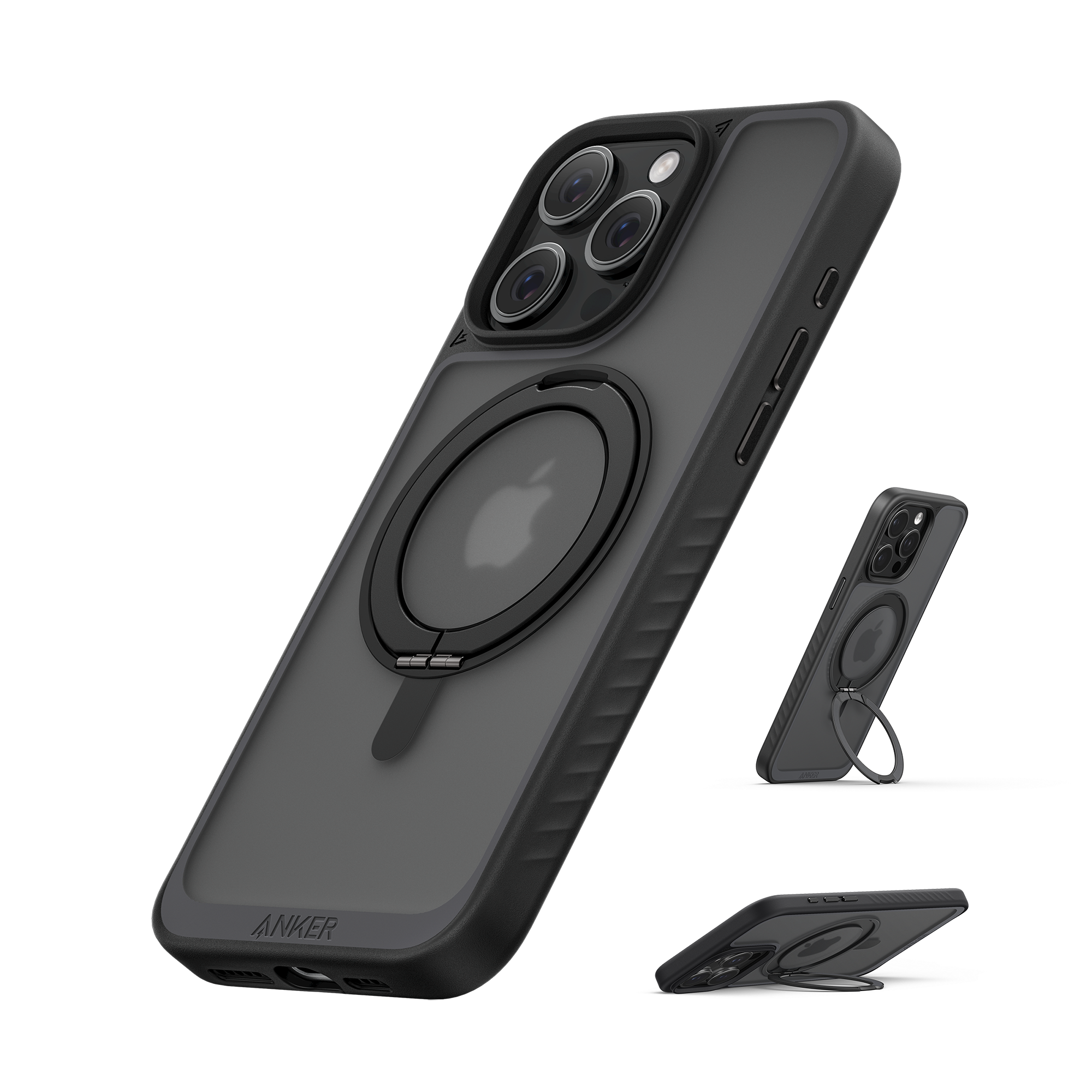 Anker MagGo Magnetic Case with Stand (360?? Ring Stand, For iPhone)
