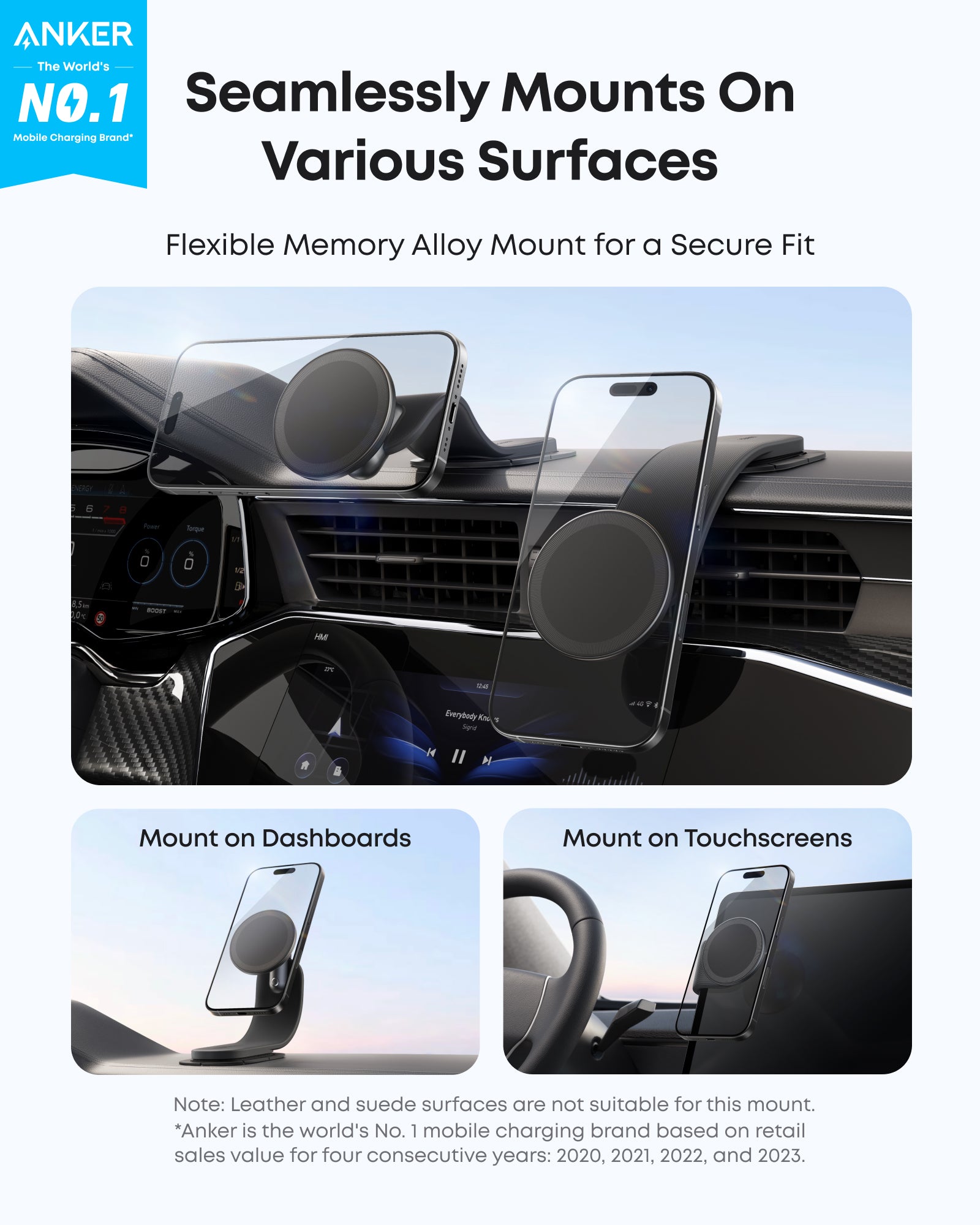Anker Nano 75W Car Charger and Nano Car Mount (Magnetic, Detachable Pad) - Image 13