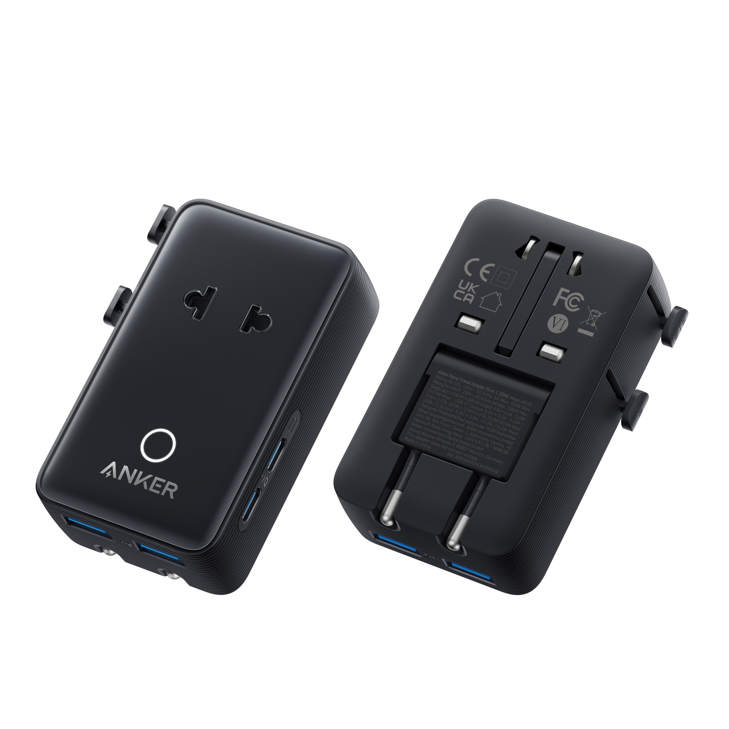 Anker Laptop Charger (140W, 4-Port, PD 3.1) with USB-C Cable and Nano Travel Adapter (5-in-1, 20W, 1-Pack) - Image 8