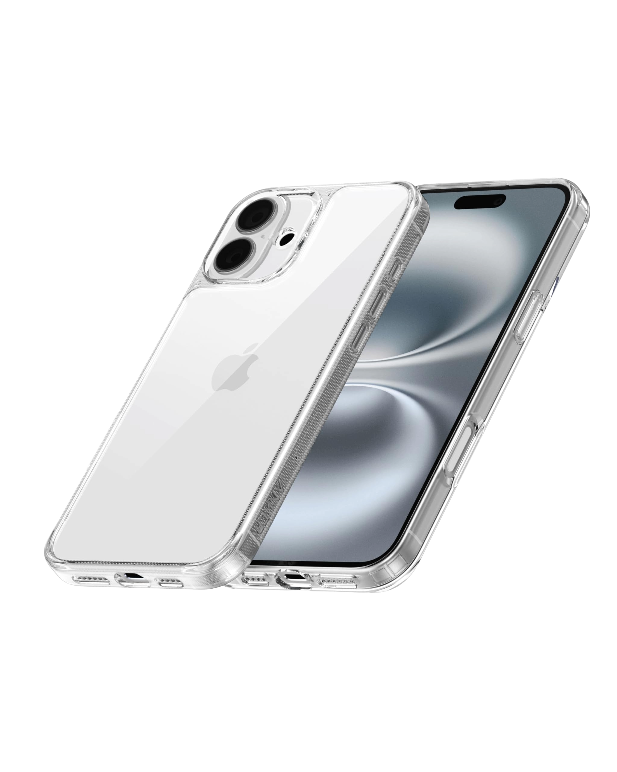 Anker iPhone 16 H??lle, Sto?fest nach Milit?rstandard, Transparent & Vergilbungsresistent