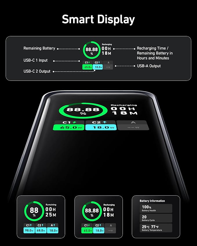 Anker Prime Power Bank (20K, 200W) - Image 6