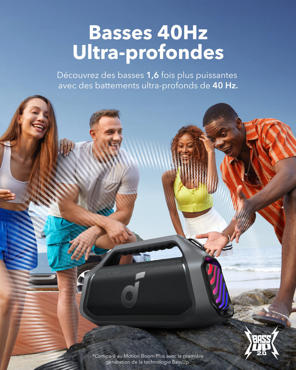 Anker Boom 2 Plus | Une puissante enceinte Bluetooth avec basses pour l'ext??rieur - Image 2