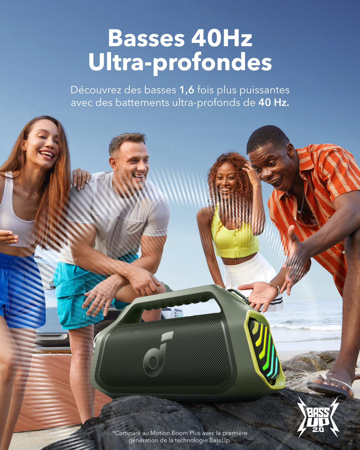 Anker Boom 2 Plus | Une puissante enceinte Bluetooth avec basses pour l'ext??rieur - Image 17