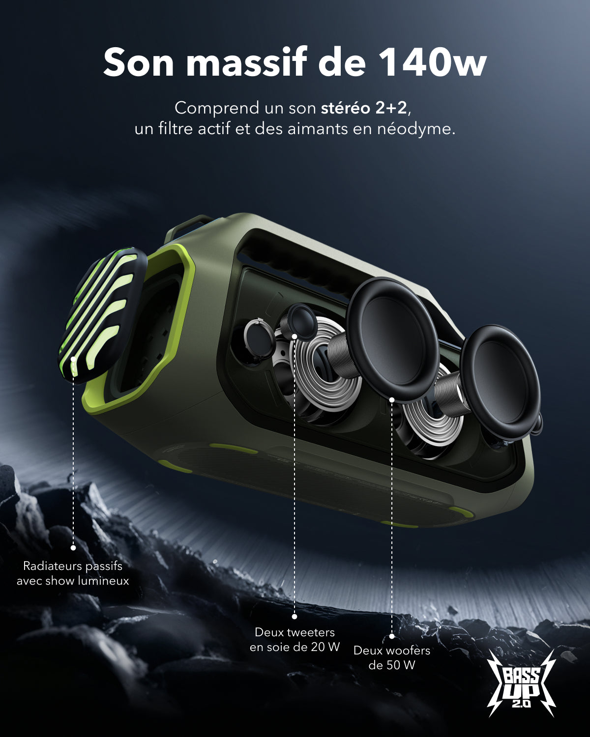 Anker Boom 2 Plus | Une puissante enceinte Bluetooth avec basses pour l'ext??rieur - Image 14
