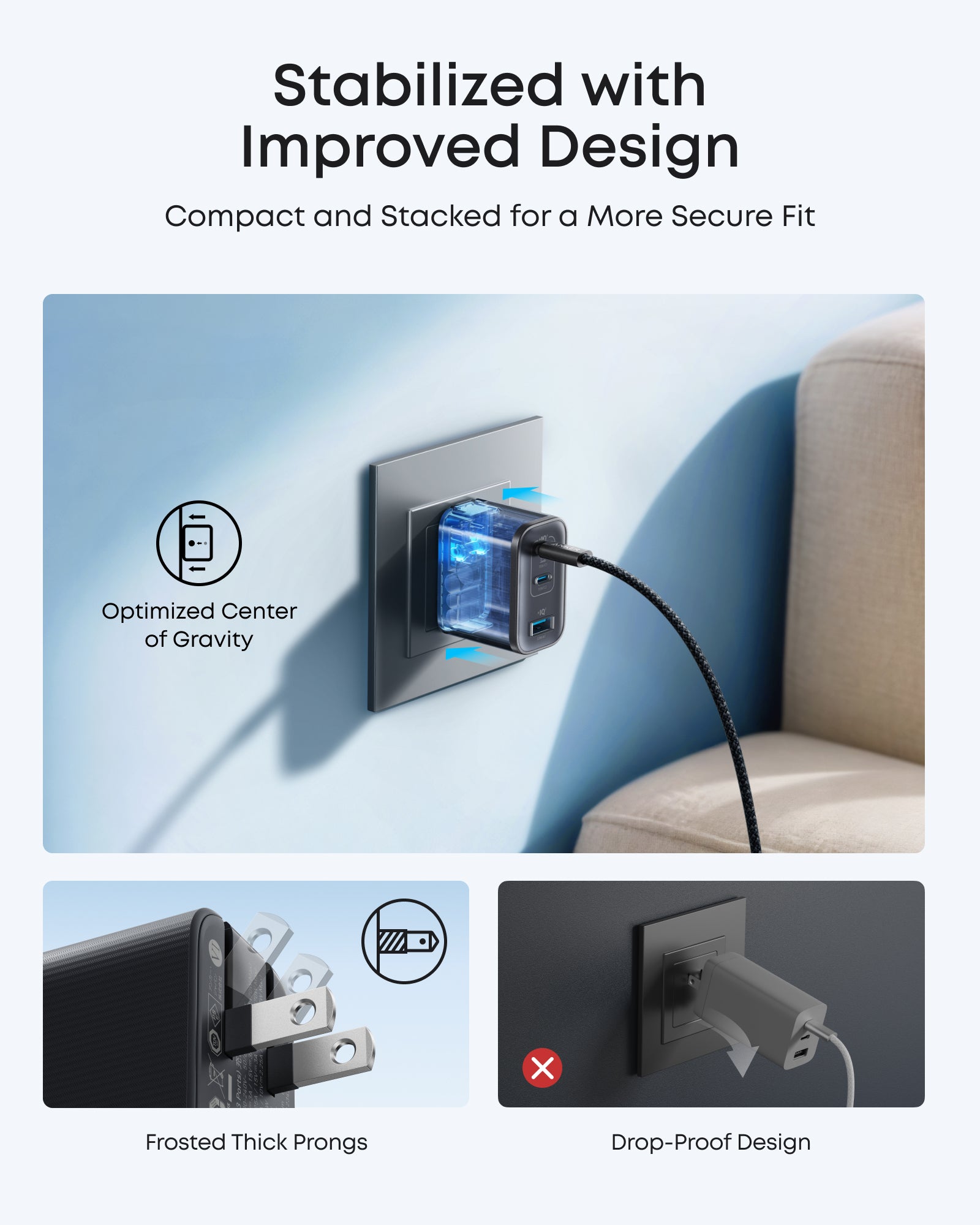 Anker Nano Charger (70W, 3 Ports) - Image 3