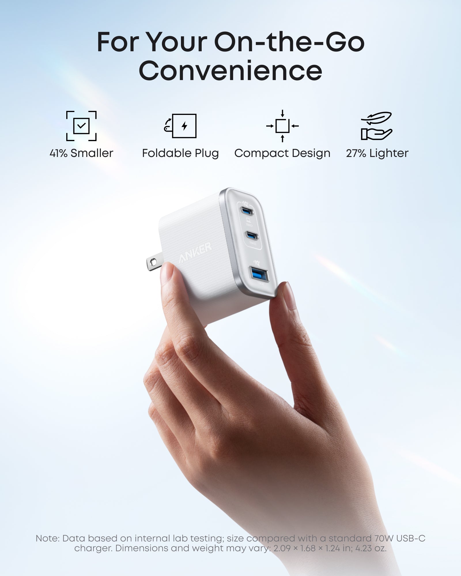 Anker Nano Charger (70W, 3 Ports) - Image 5