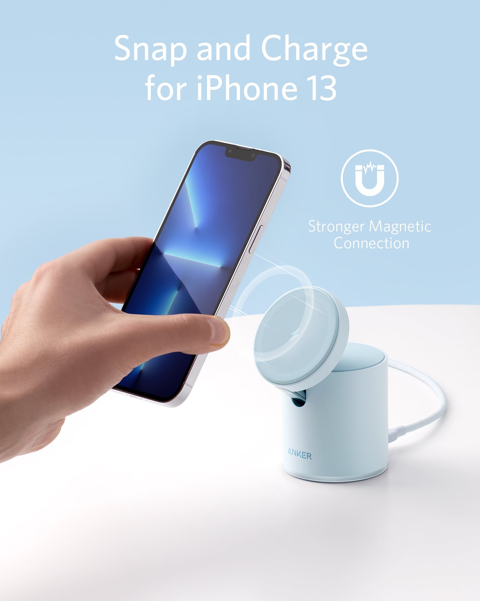 Anker 623 Magnetic Wireless Charger (MagGo) - Image 8