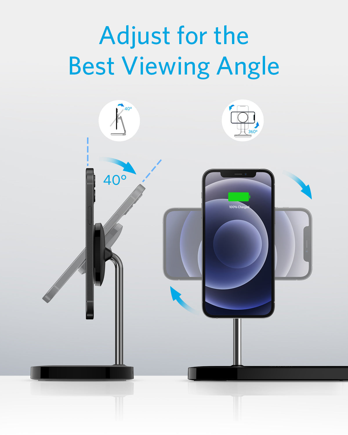 Anker 533 Magnetic Wireless Charger (3-in-1 Stand) - Image 5