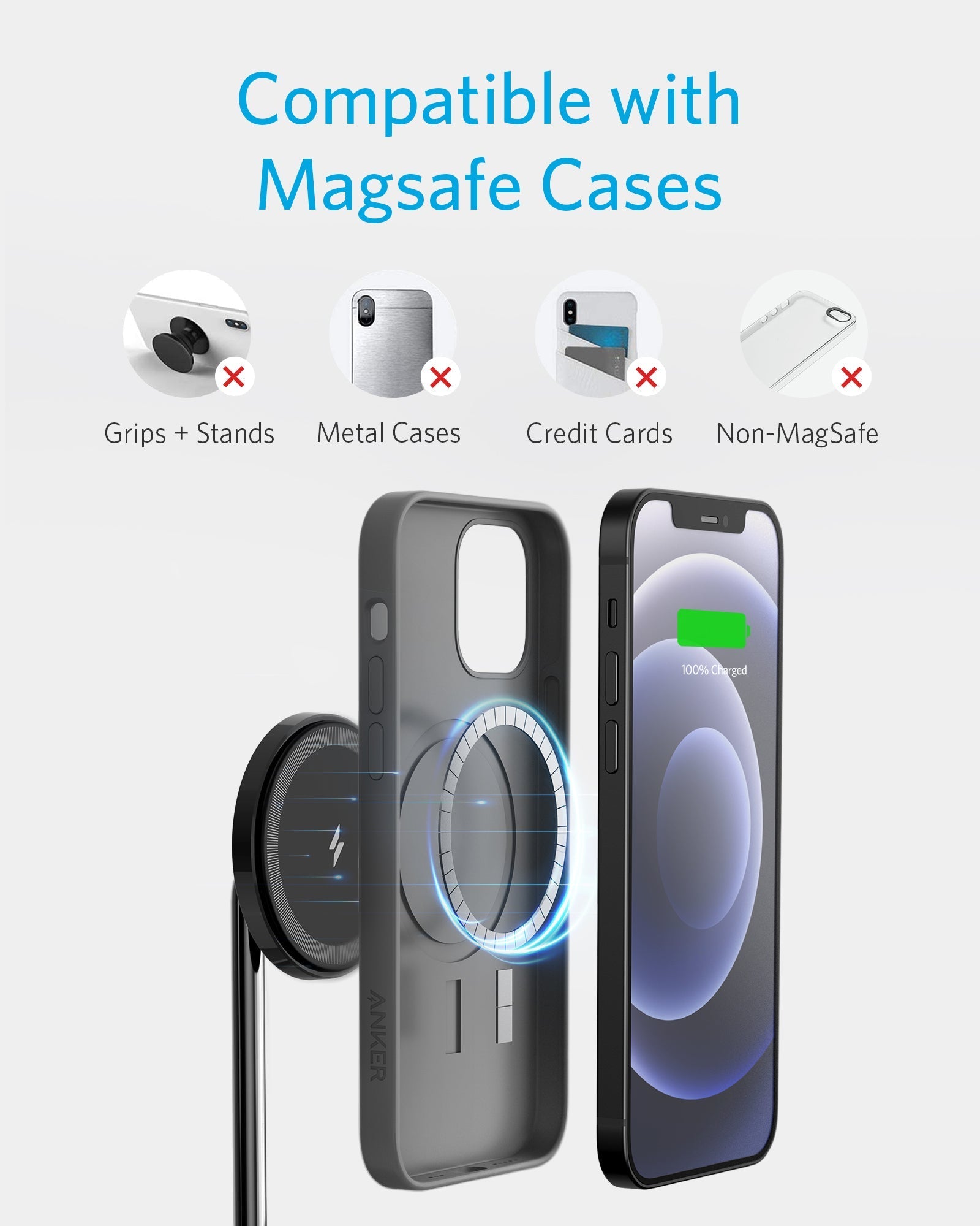Anker 533 Magnetic Wireless Charger (3-in-1 Stand) - Image 6