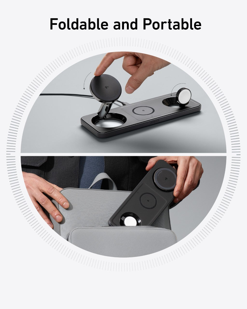 Anker MagGo Wireless Charging Station (3-in-1 Pad) and MagGo Power Bank (10K) - Image 12
