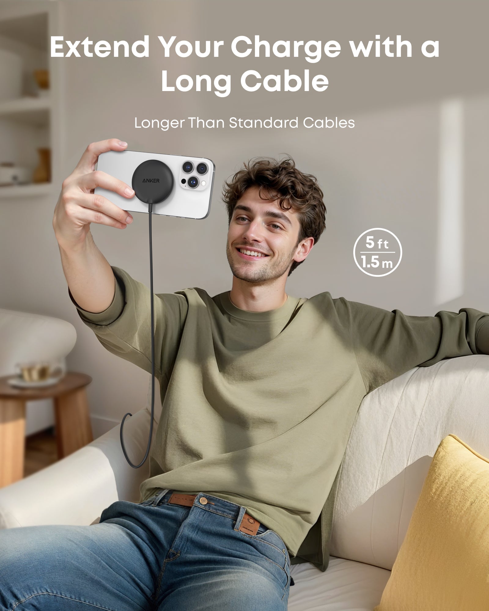 Anker Zolo Magnetic Wireless Charger (15W, 2-Pack) - Image 3