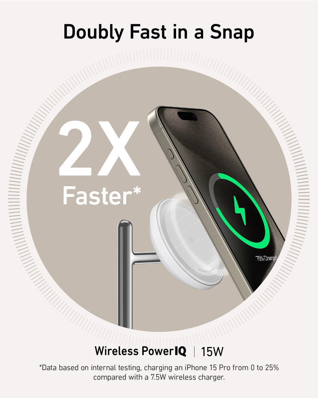 Anker MagGo Wireless Charging Station (3-in-1 Stand) and MagGo Power Bank (10K,15W) - Image 5