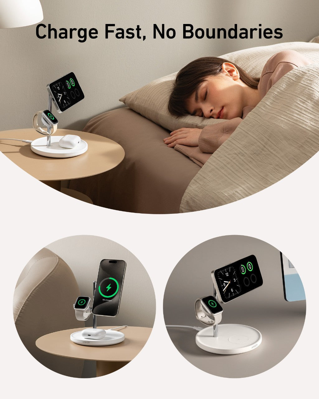 Anker MagGo Wireless Charging Station (3-in-1 Stand) and MagGo Power Bank (10K,15W) - Image 9
