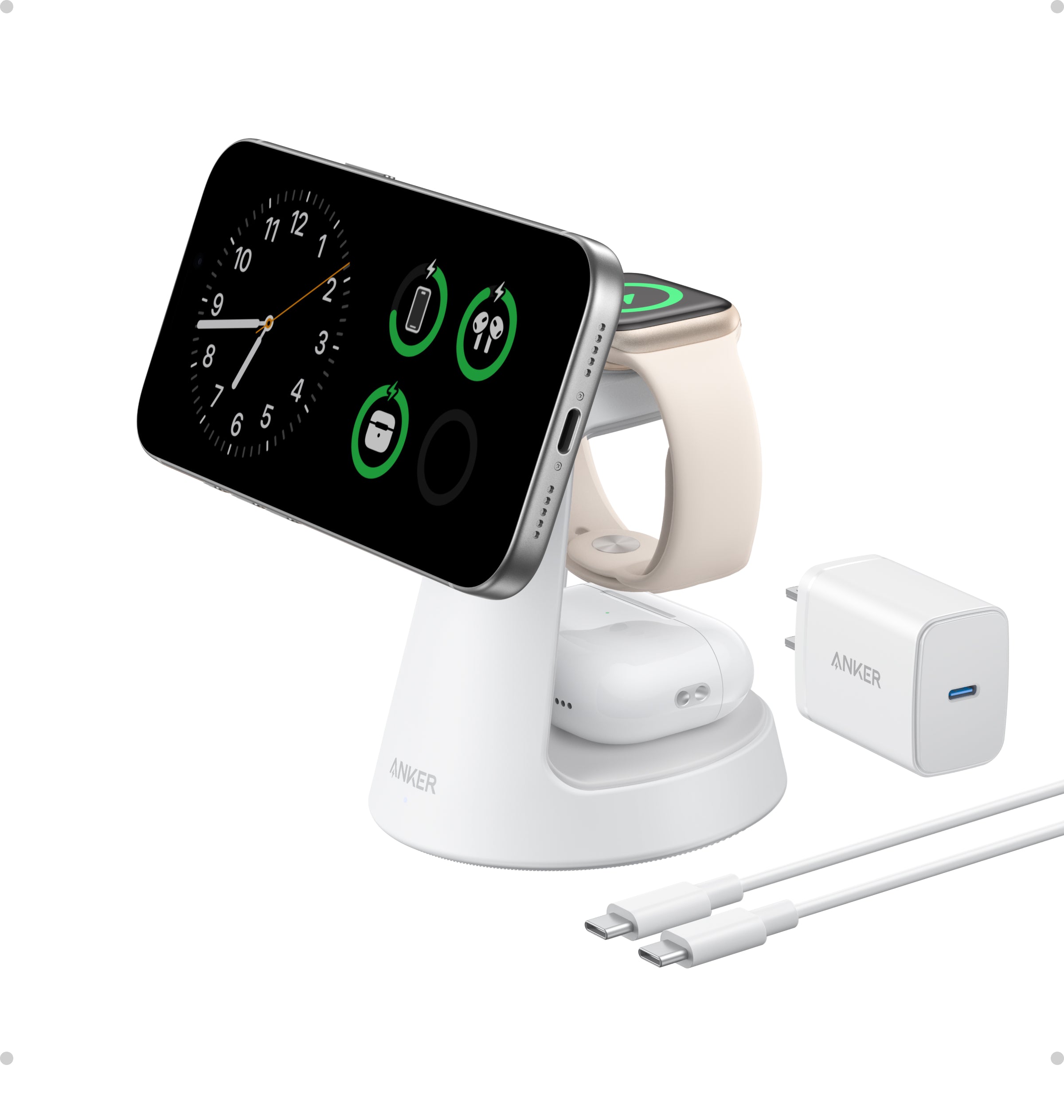 Anker MagGo Wireless Charging Station (3-in-1, Dock Stand) - Image 9