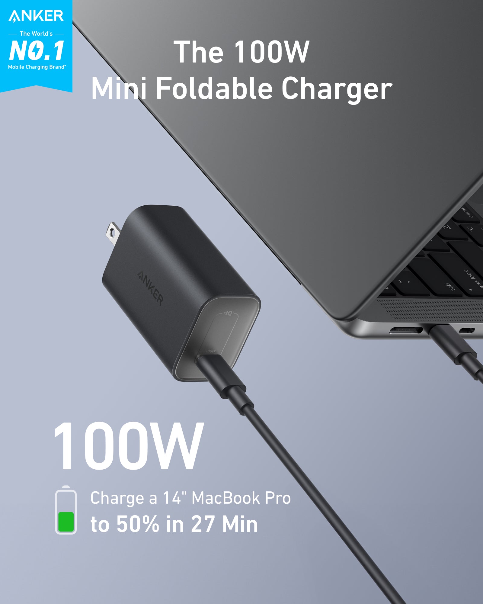 Anker Nano Charger (100W) with USB-C Cable - Image 6