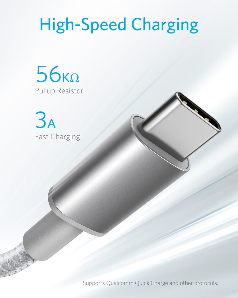 Anker Premium Double-Braided Nylon USB-C to USB-A Cable - Image 5