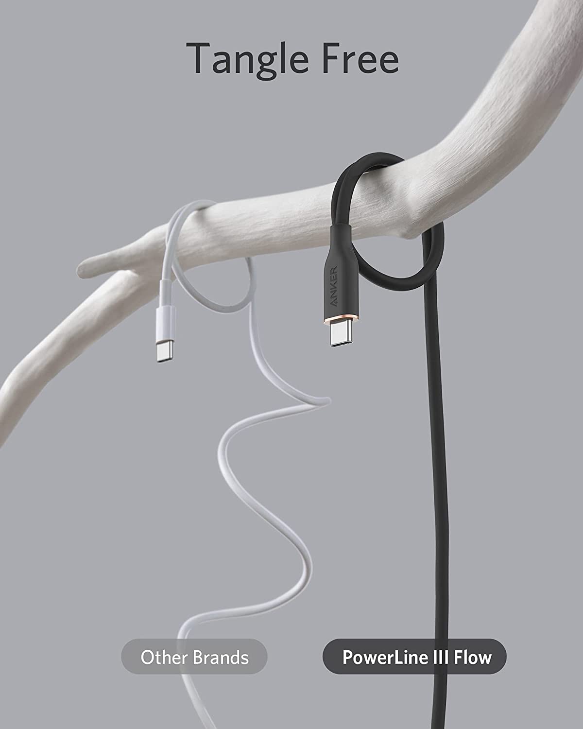 Anker 643 USB-C to USB-C Cable (Flow, 3ft Silicone) - Image 6